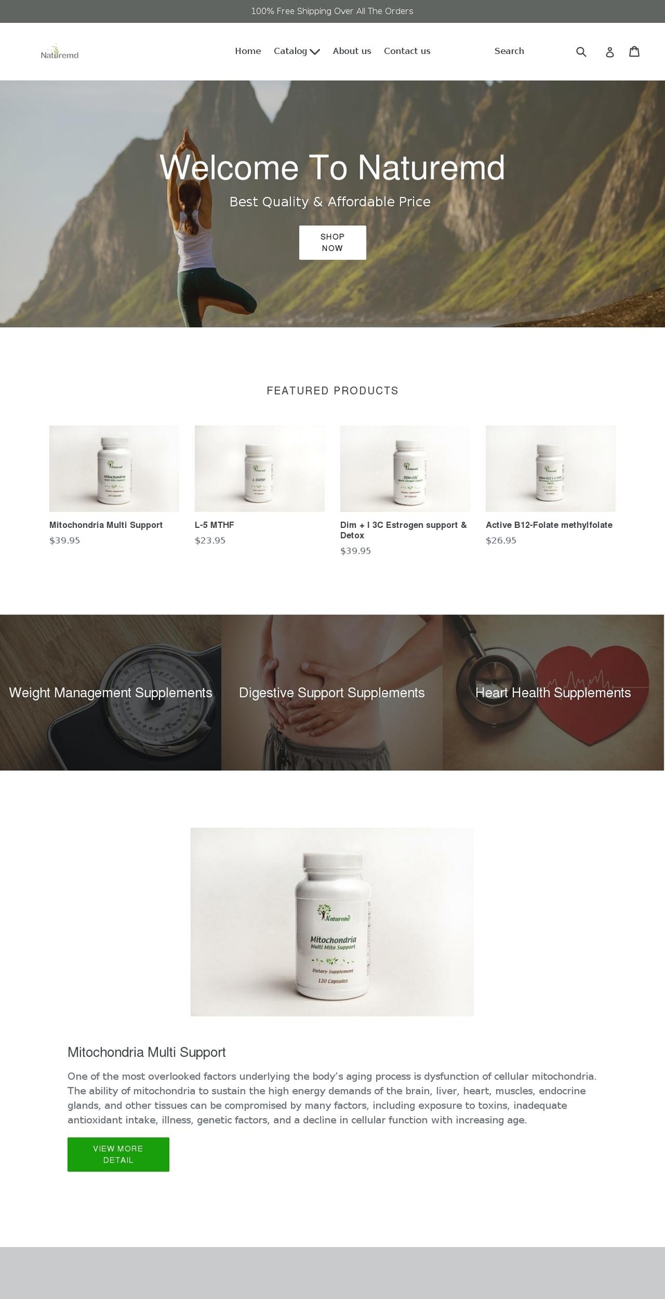 naturemd.com — Shopify storefront screenshot