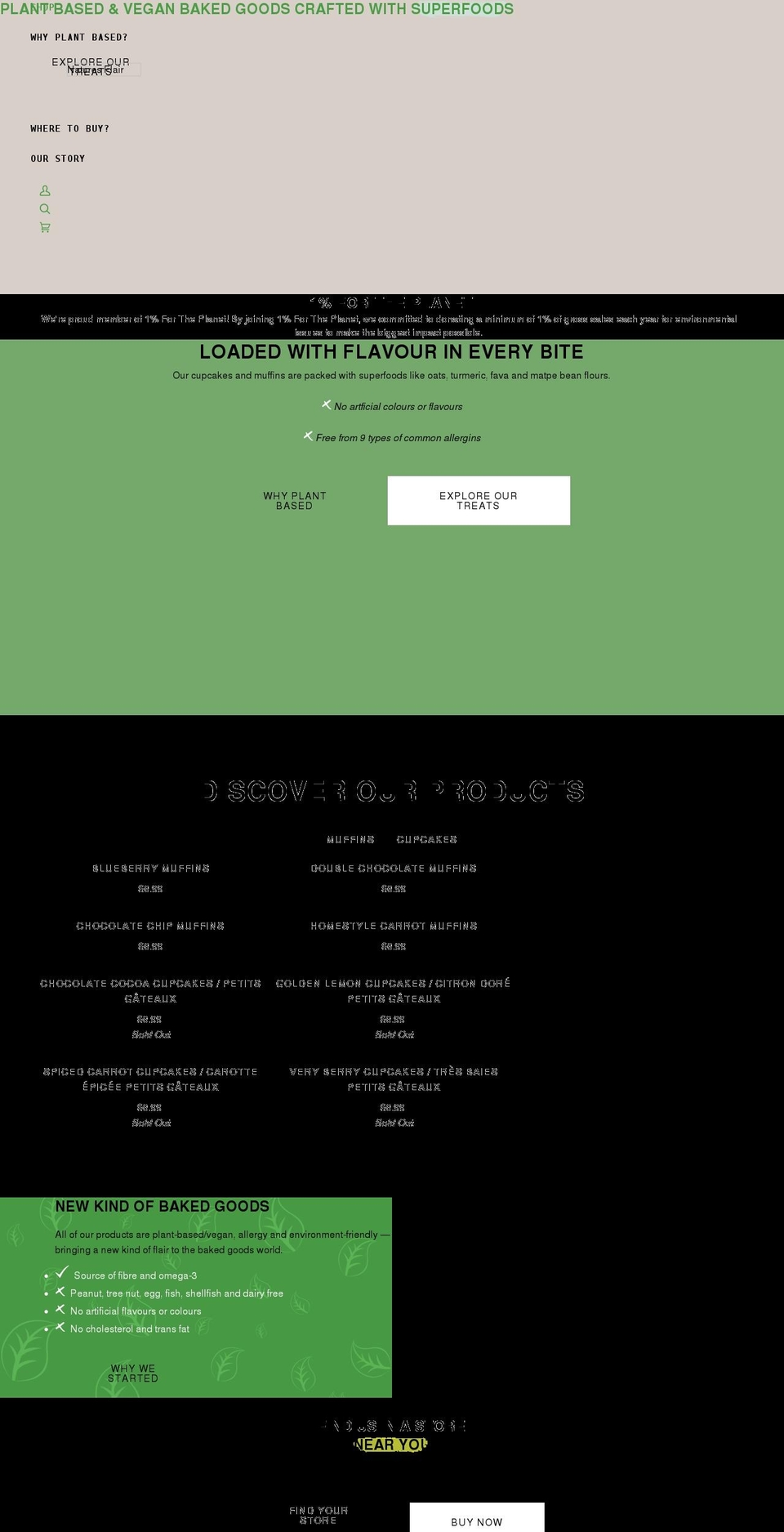 naturesflairfoods.com shopify website screenshot