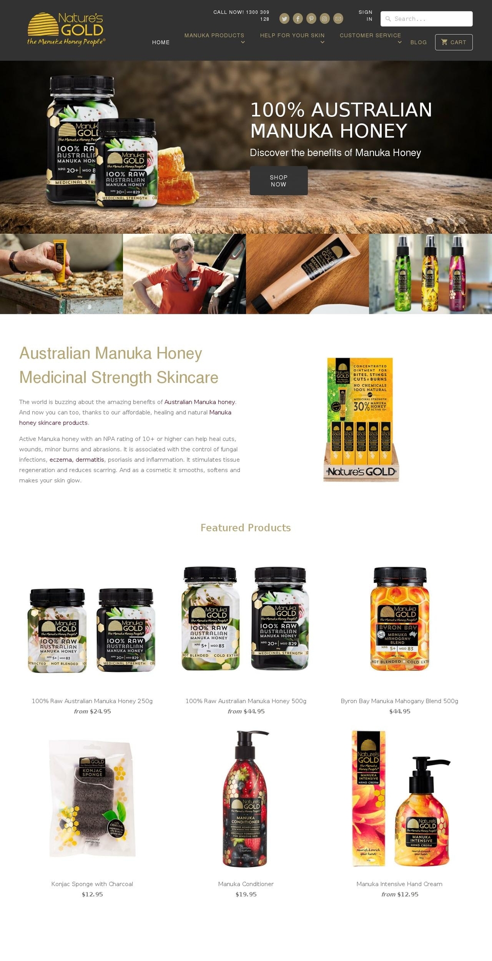 naturesgold.com.au shopify website screenshot