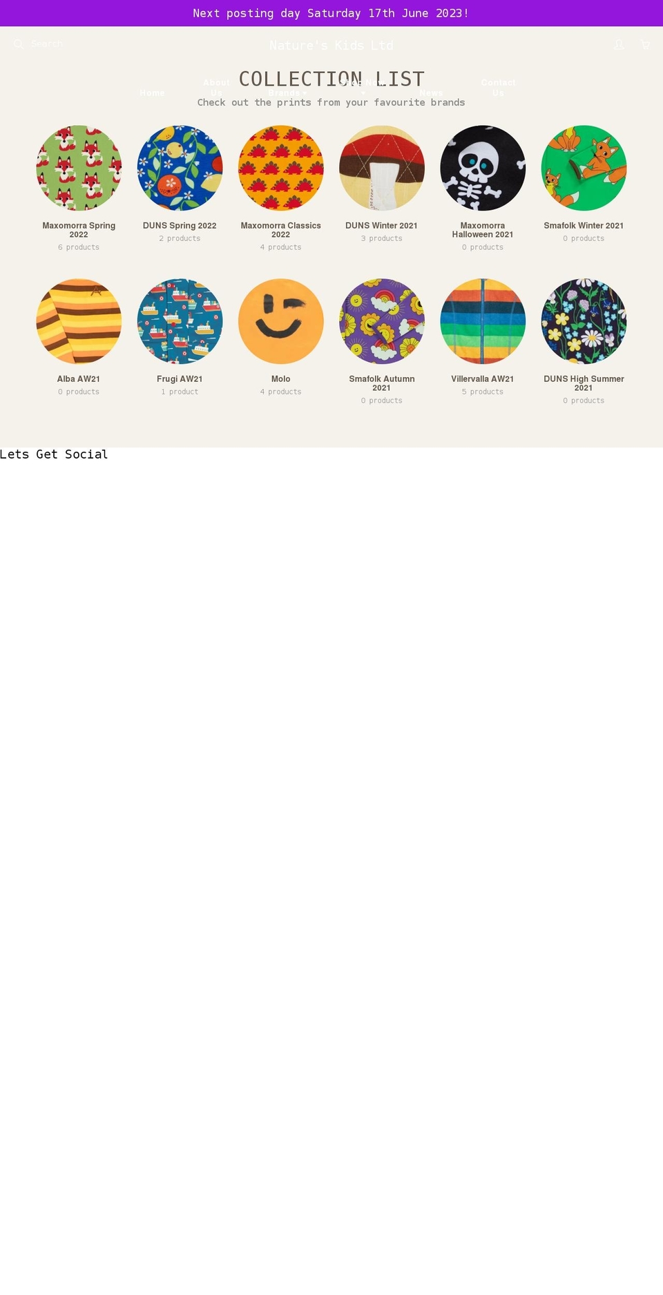 natureskids.co.uk shopify website screenshot