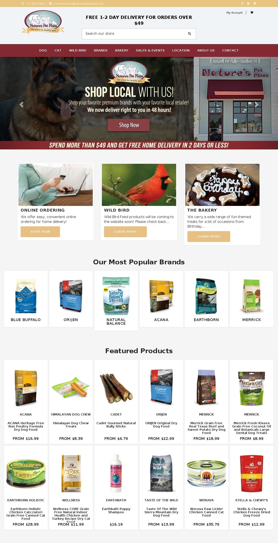 theme-export-healthy-pet-aurora-myshopify-com Shopify theme site example naturespetplace.com