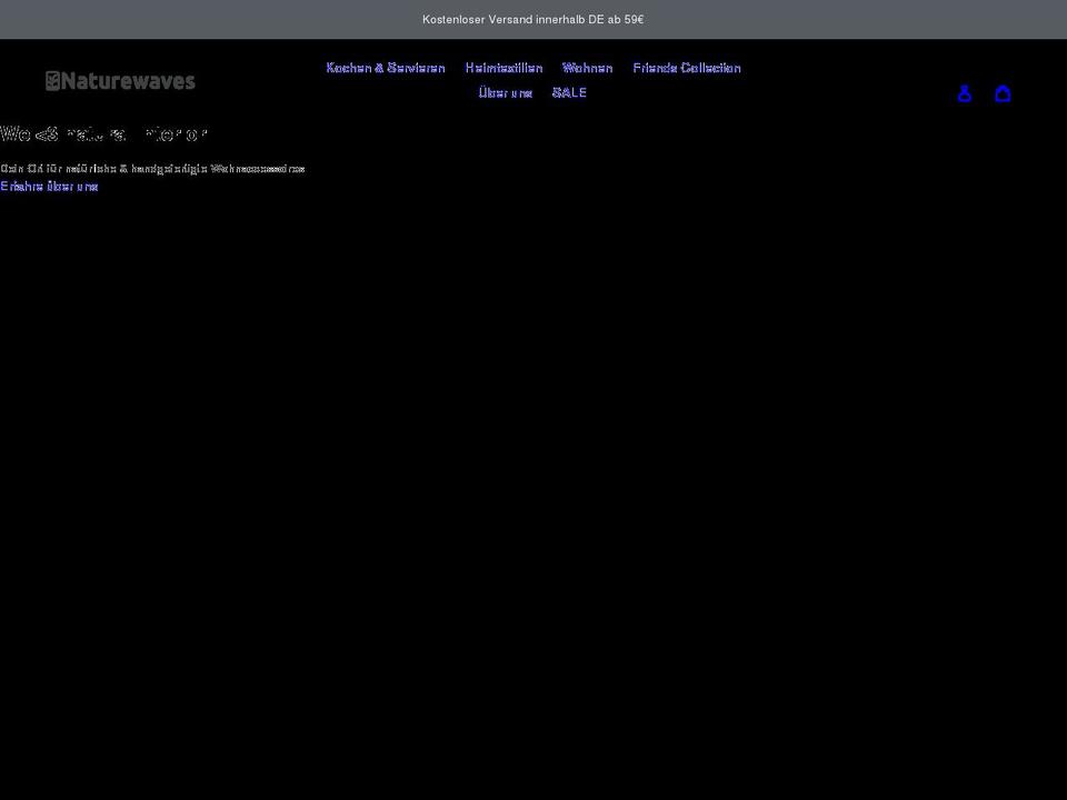 naturewaves.de shopify website screenshot