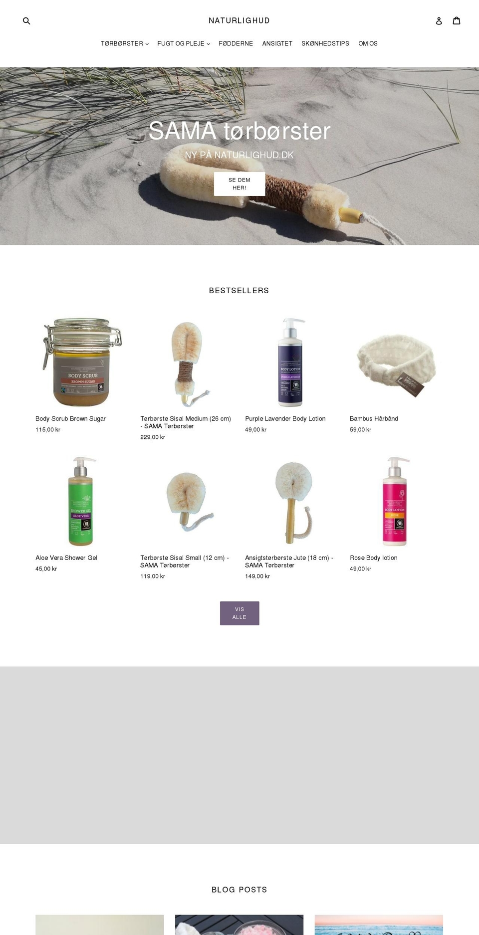 naturlighud.dk shopify website screenshot