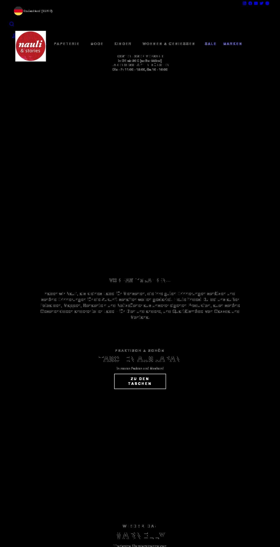 nauliandstories.com shopify website screenshot