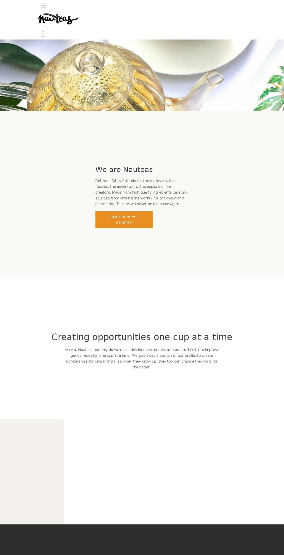 nauteas.com — Shopify storefront screenshot