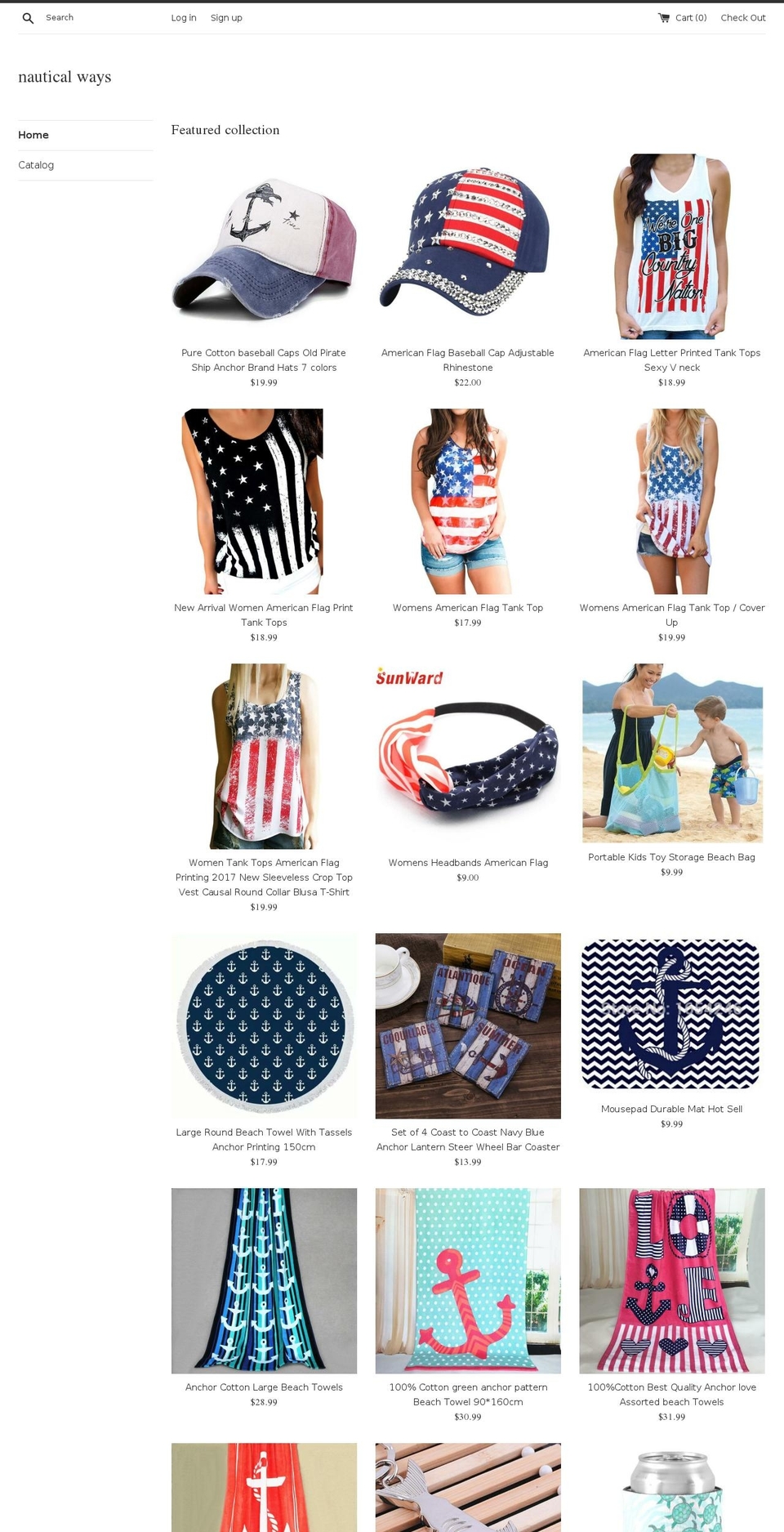 nauticalways.com — Shopify storefront screenshot