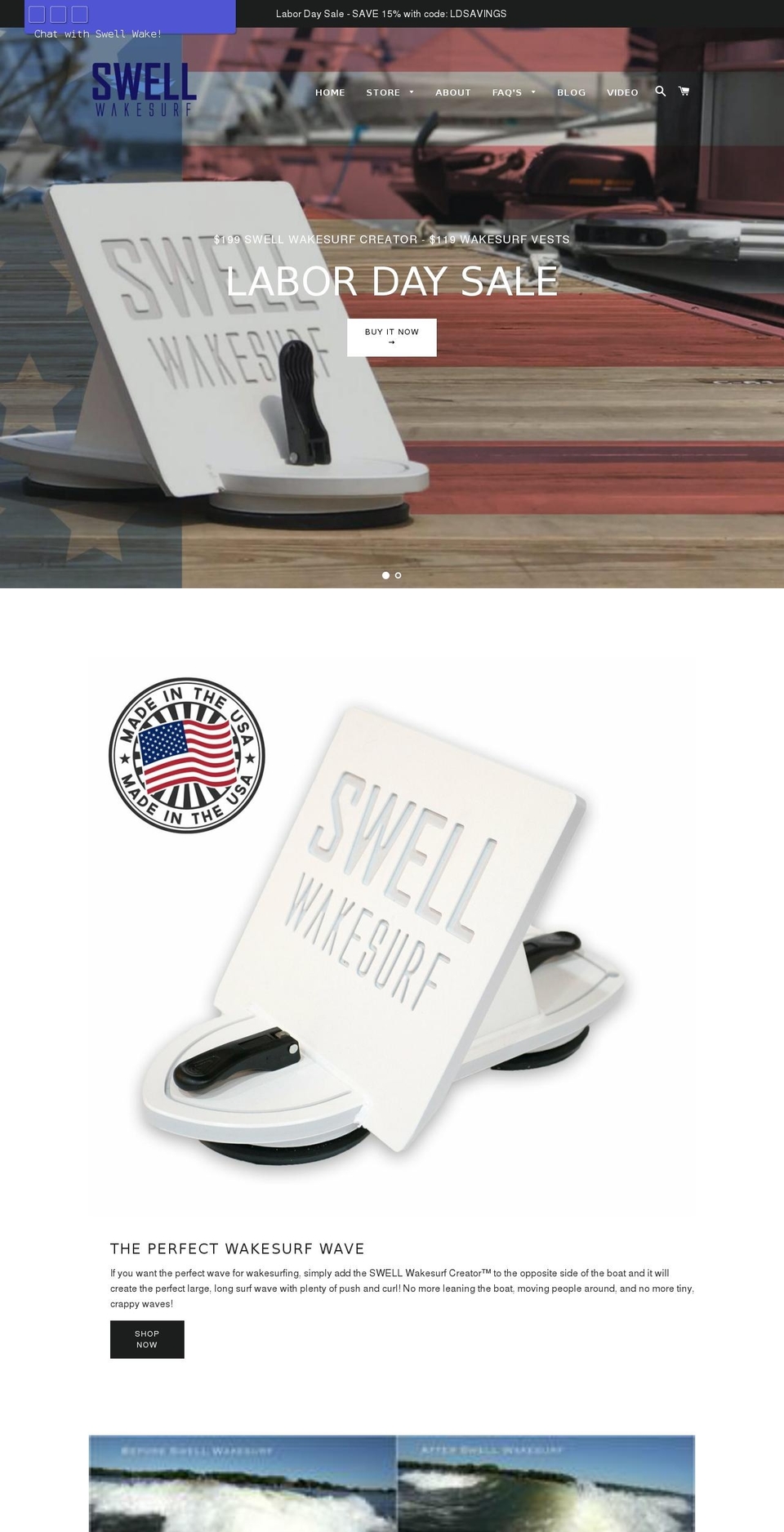 nauticurlwakesurf.com — Shopify storefront screenshot