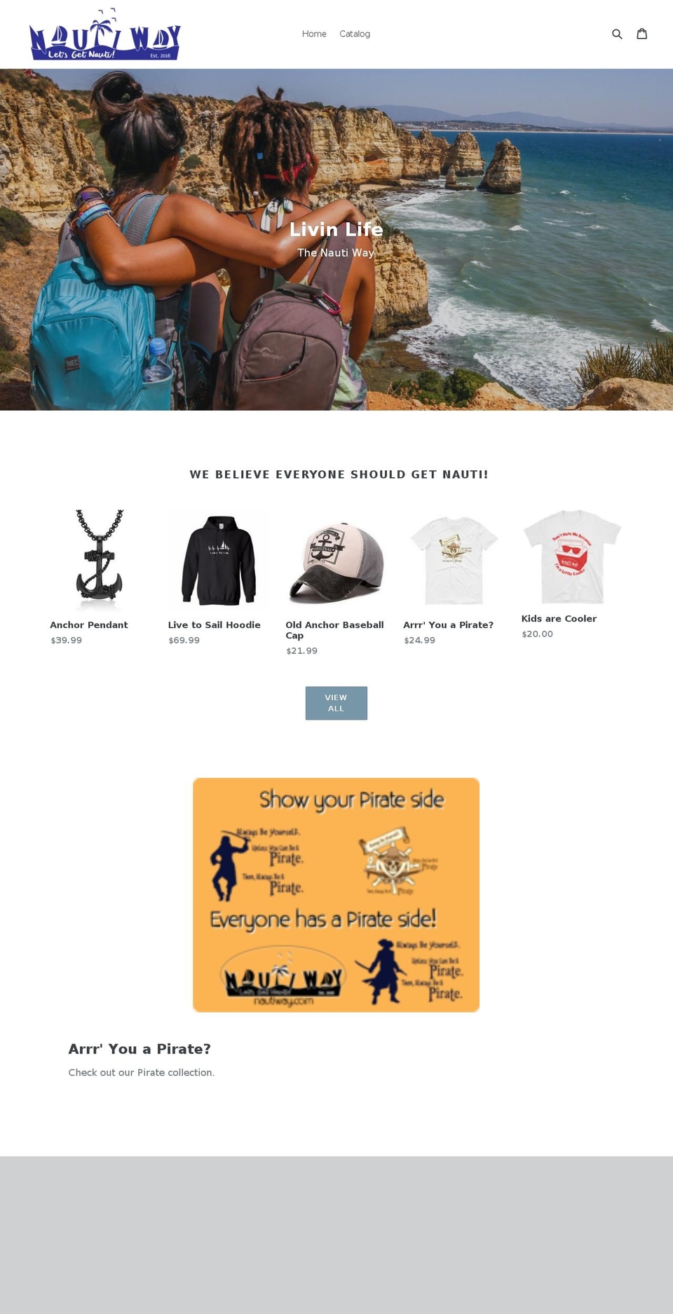 nautiway.com — Shopify storefront screenshot