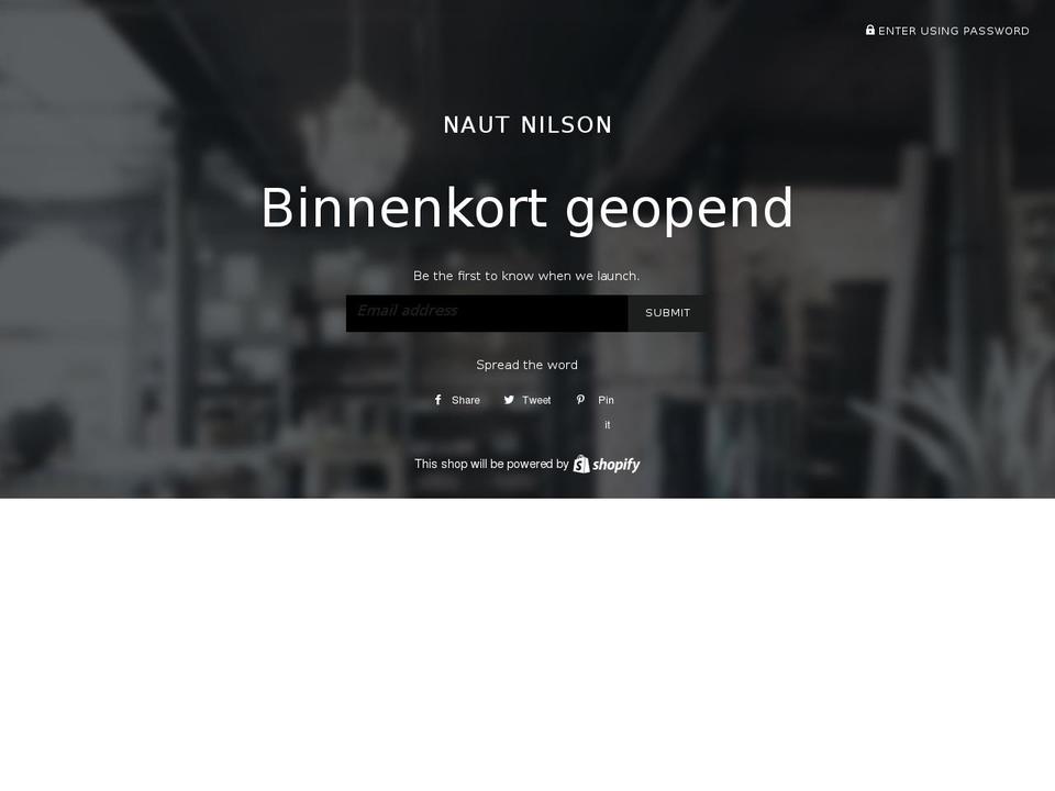 nautnilson.com shopify website screenshot