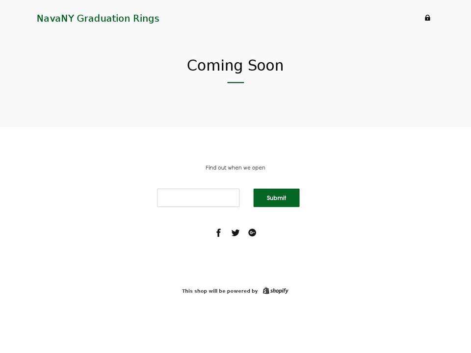 navacollegiate.com — Shopify storefront screenshot