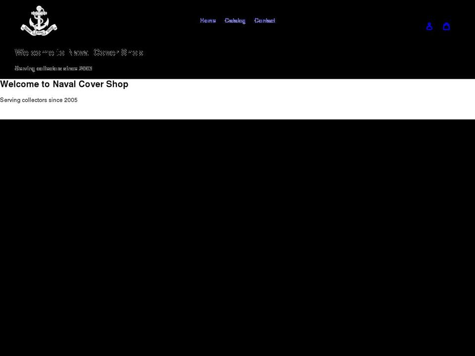 navalcovershop.com shopify website screenshot