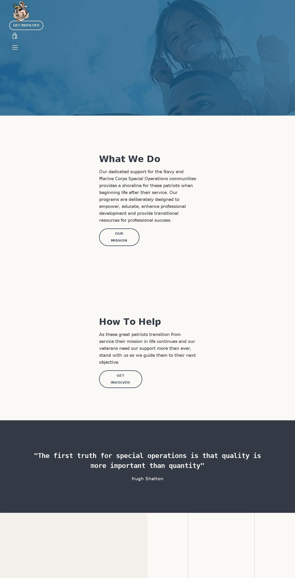 navalwarriors.org shopify website screenshot