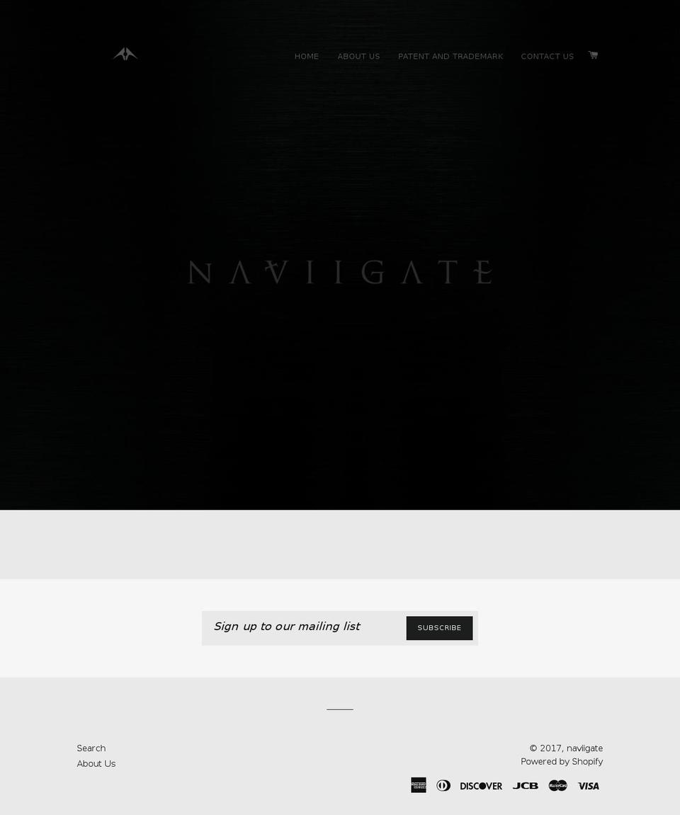 naviigate.net shopify website screenshot