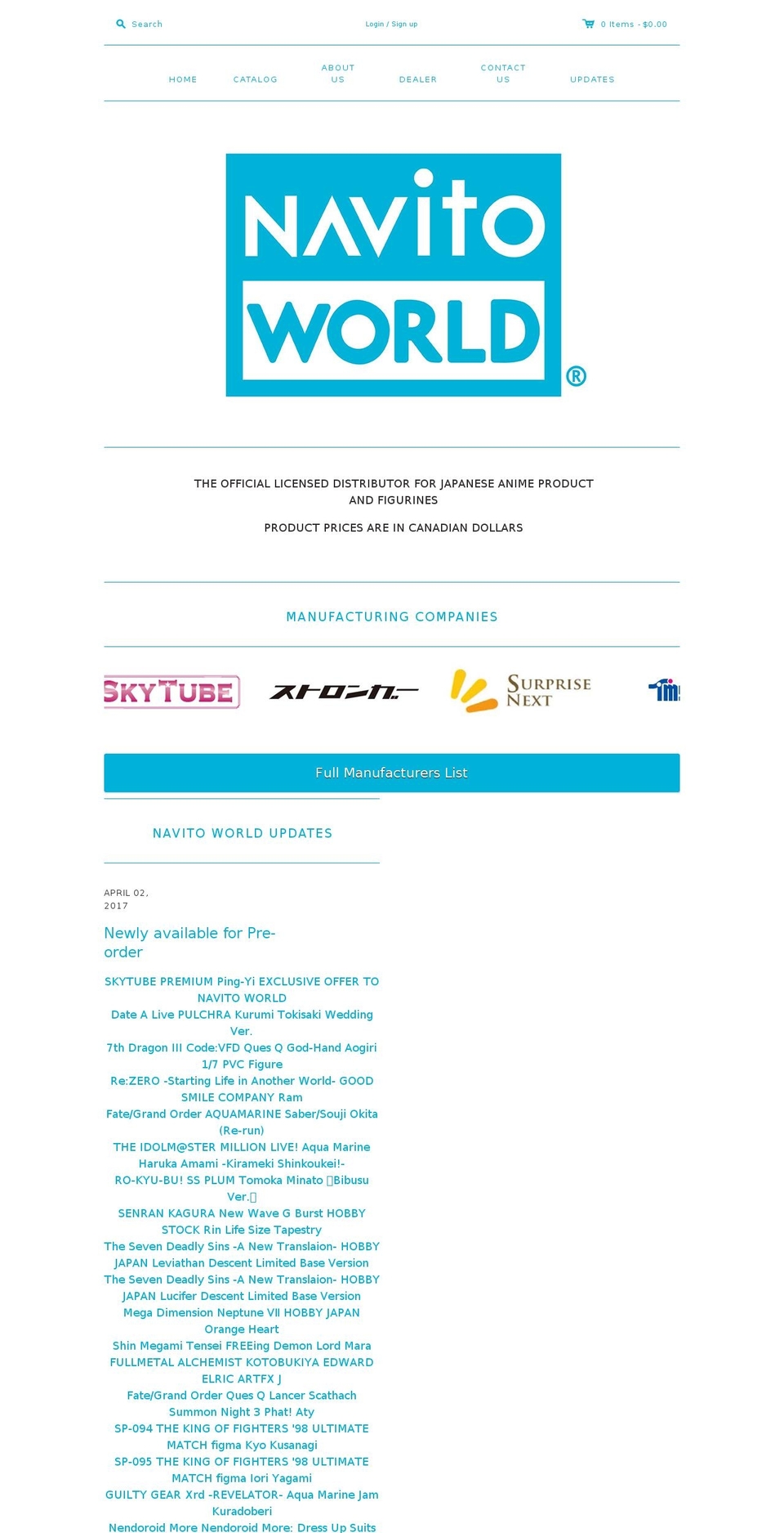 NAVITO WORLD Shopify theme site example navitoworld.com