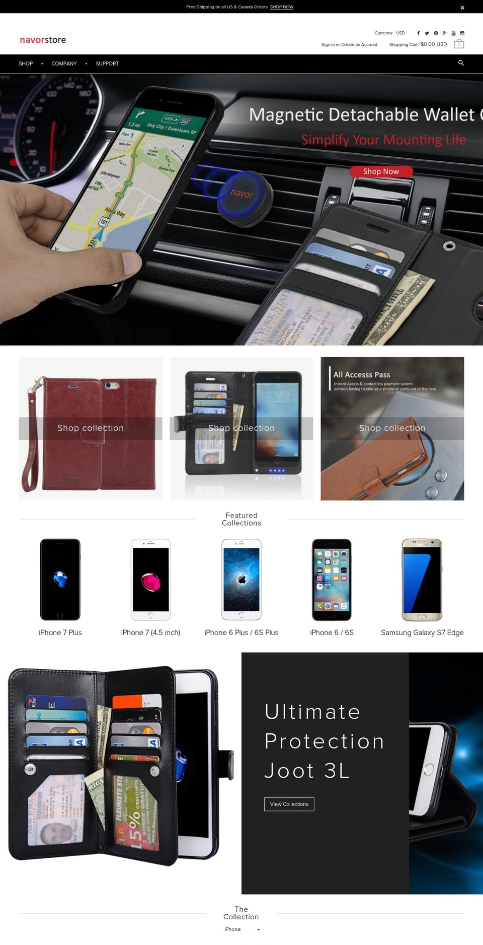 navorstore.com shopify website screenshot