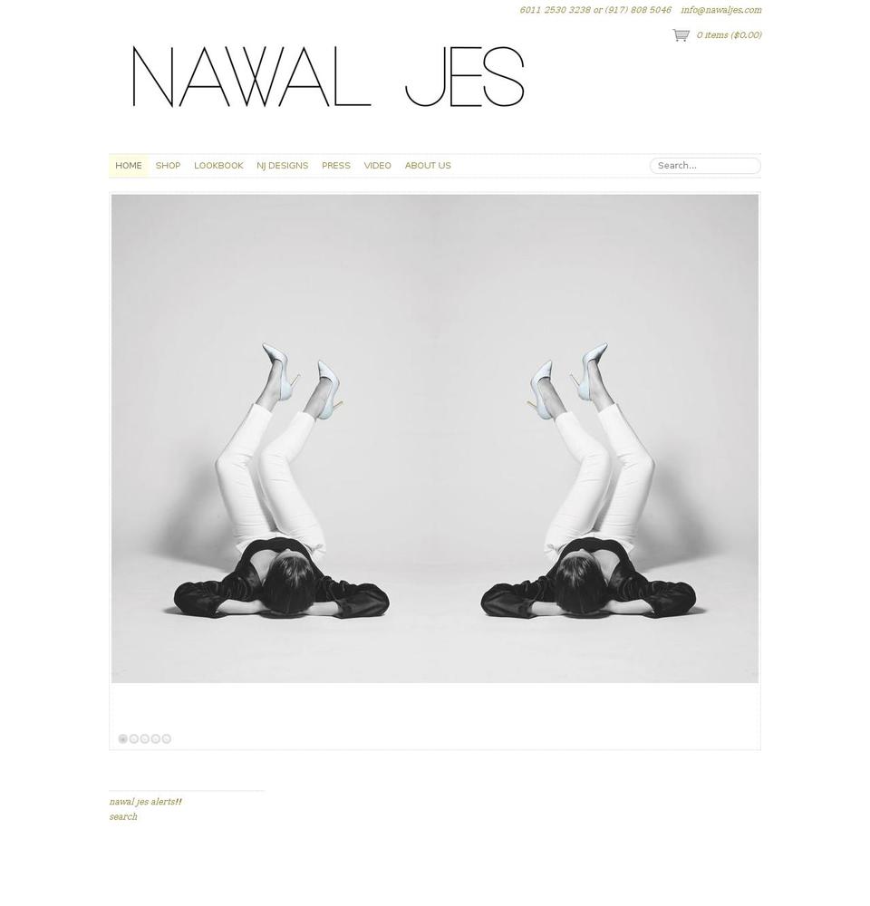 nawaljes.com — Shopify storefront screenshot