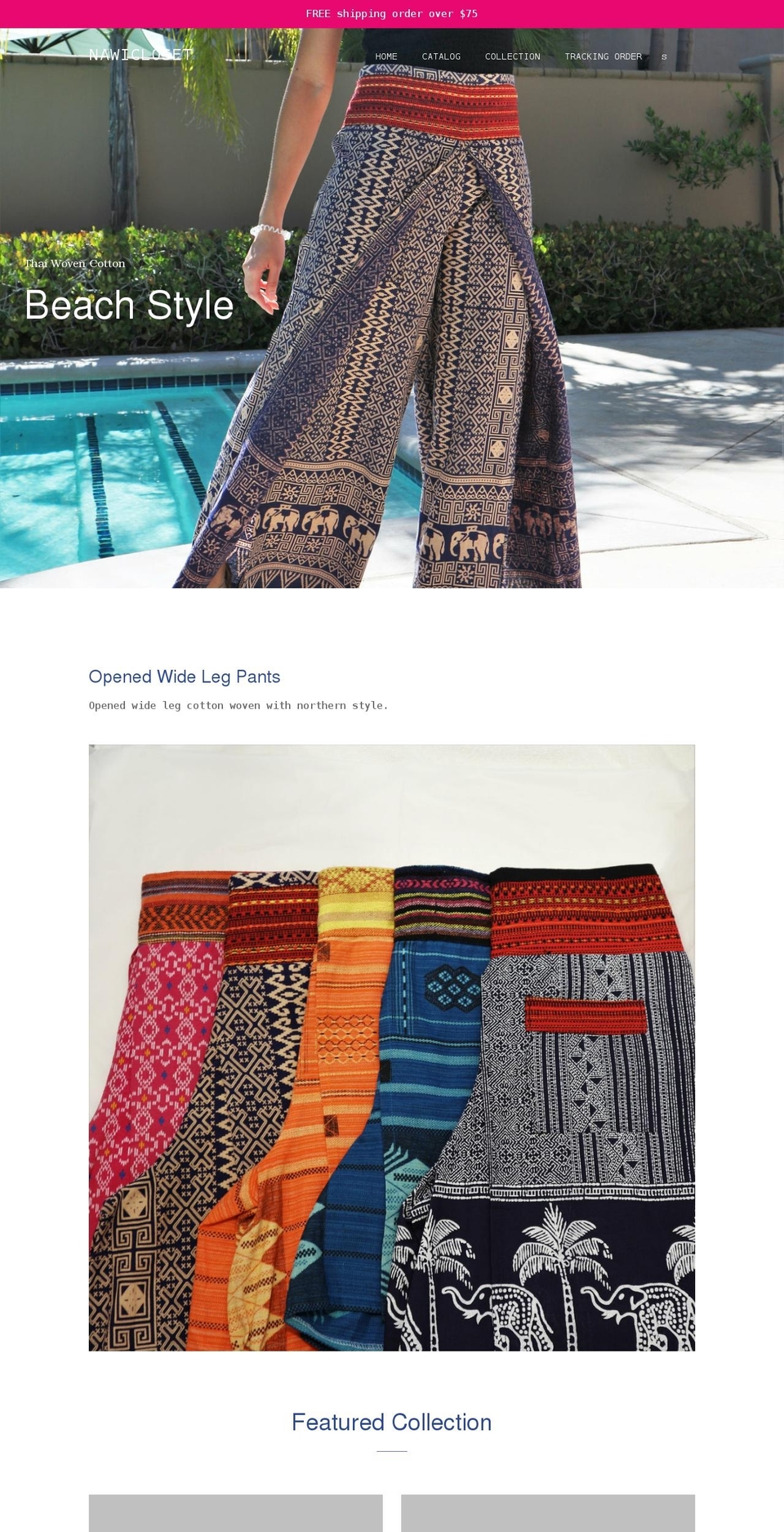 nawicloset.com shopify website screenshot