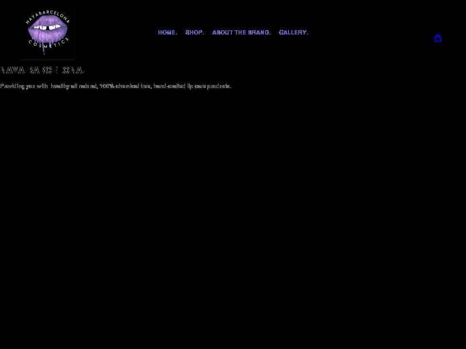 nayabarcelona.com shopify website screenshot