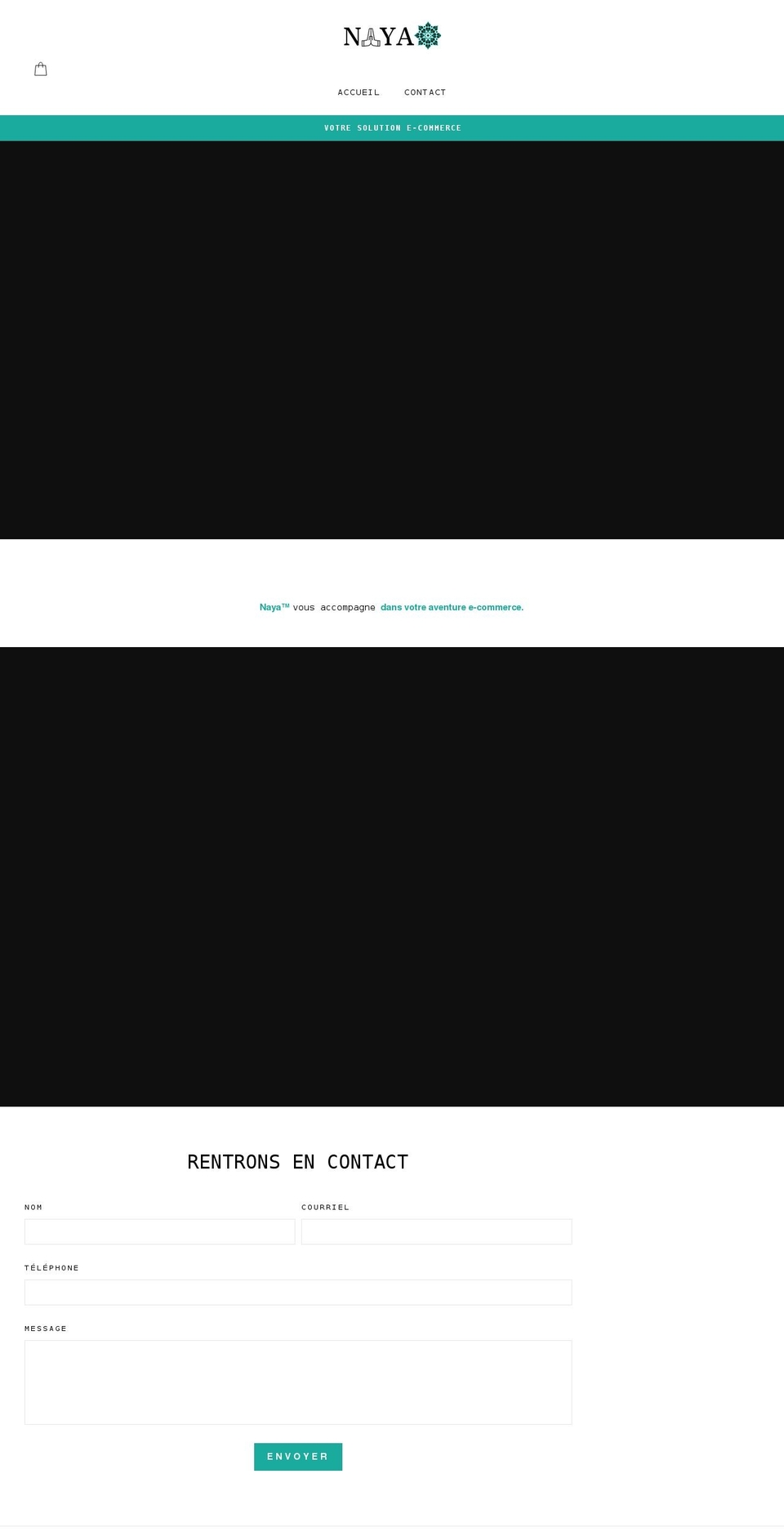 nayafrance.com shopify website screenshot