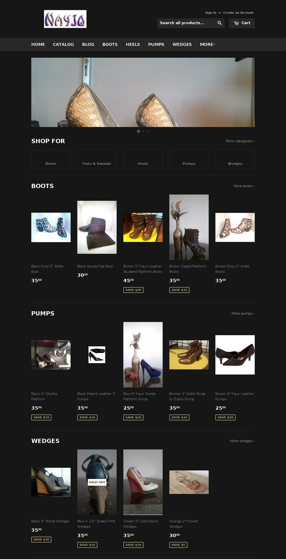 nayjo.com — Shopify storefront screenshot