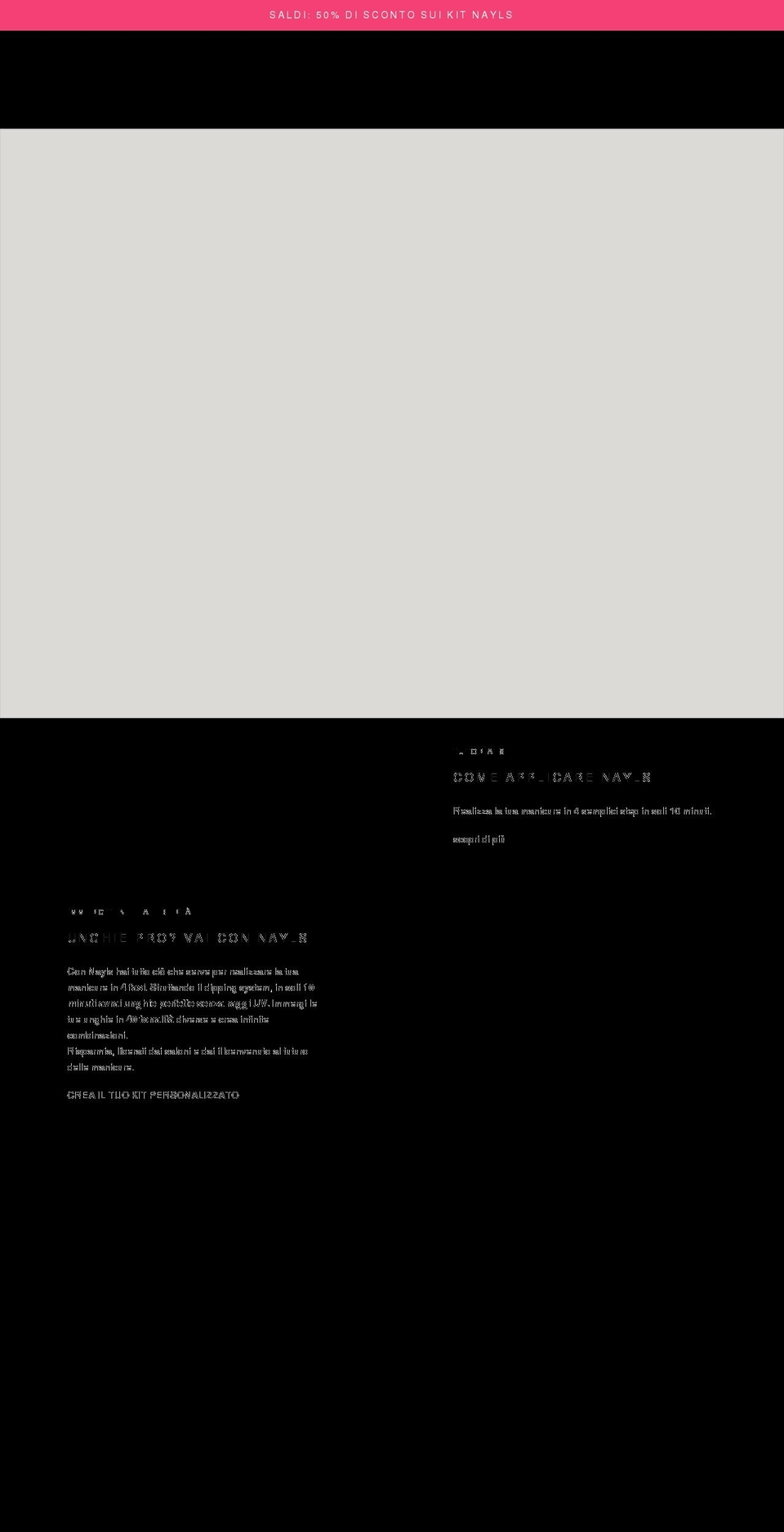 nayls.com shopify website screenshot