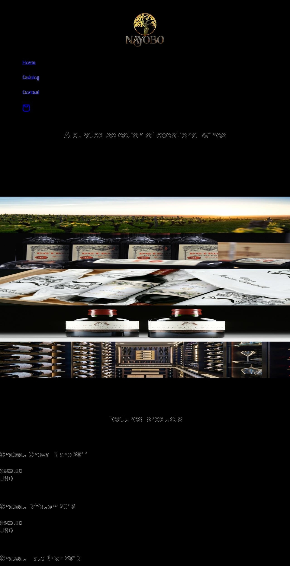 nayobo.com shopify website screenshot