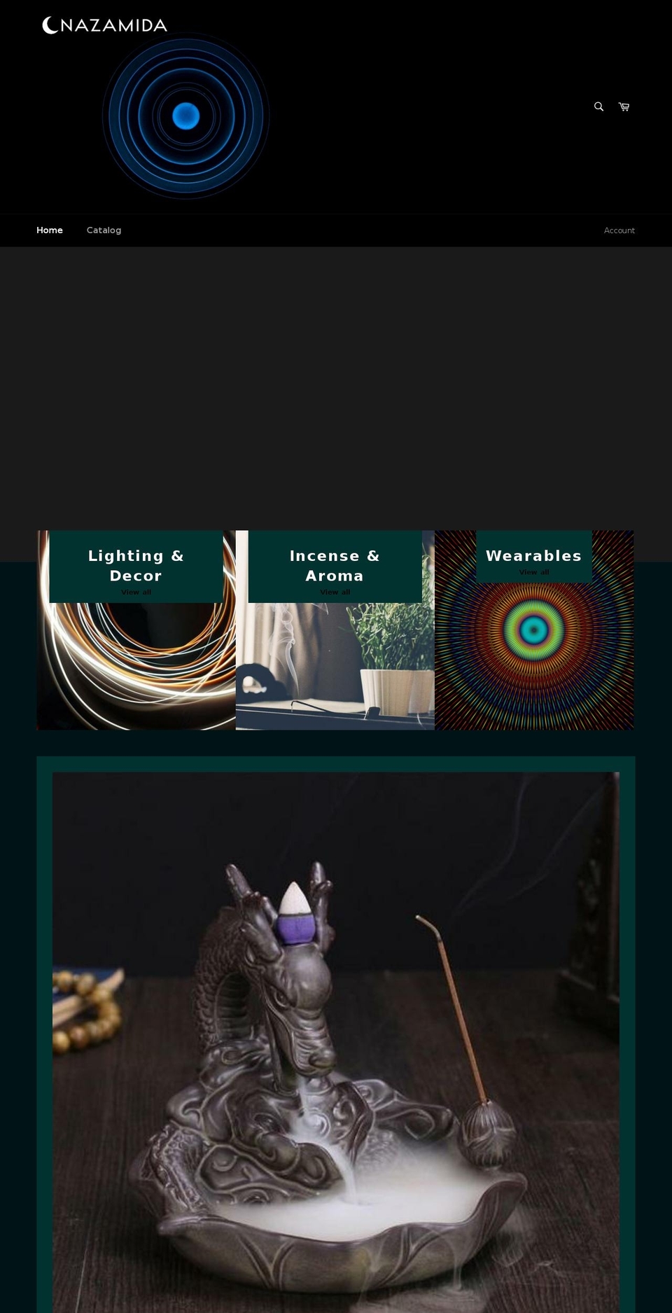 nazamida.com — Shopify storefront screenshot