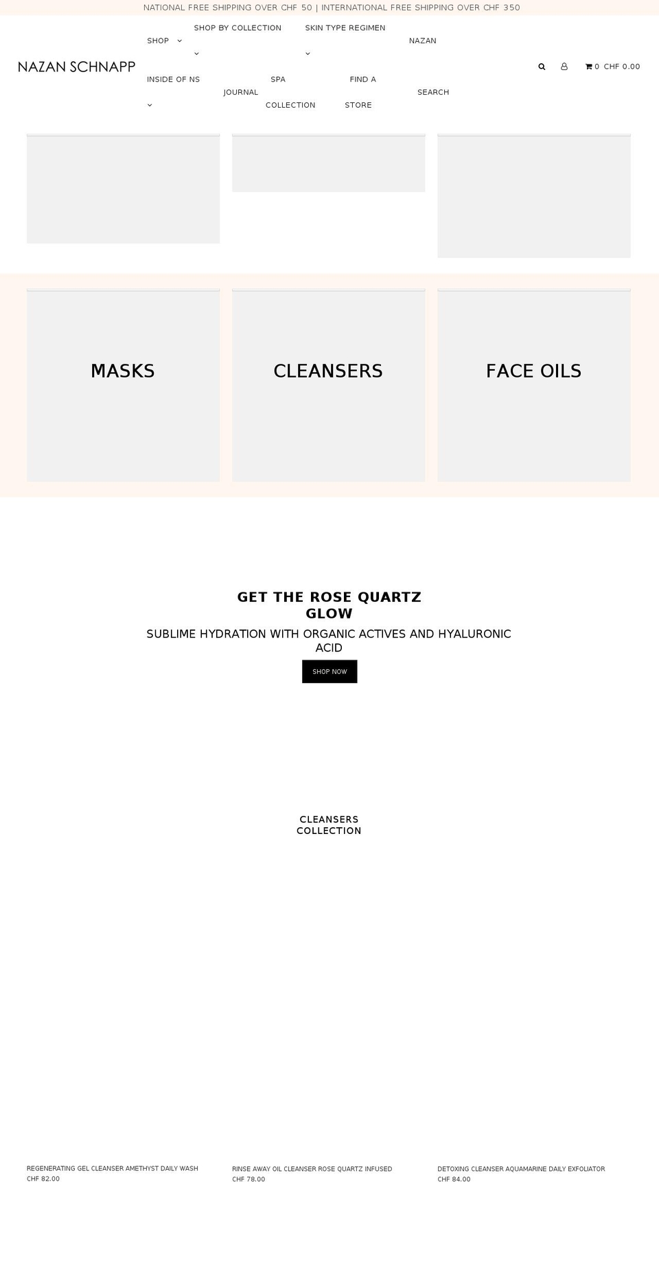 nazanschnapp.com — Shopify storefront screenshot