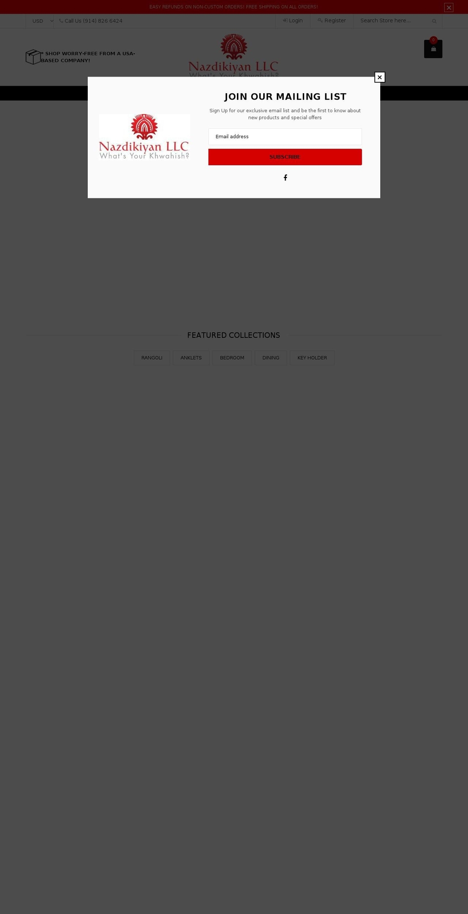 nazdikiyan.com shopify website screenshot