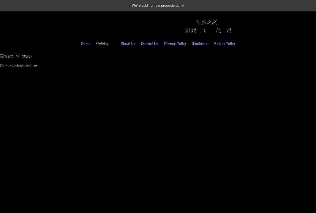 nazzessentials.com shopify website screenshot