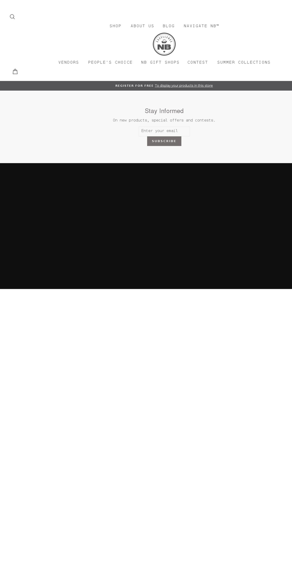 nbmade.ca shopify website screenshot