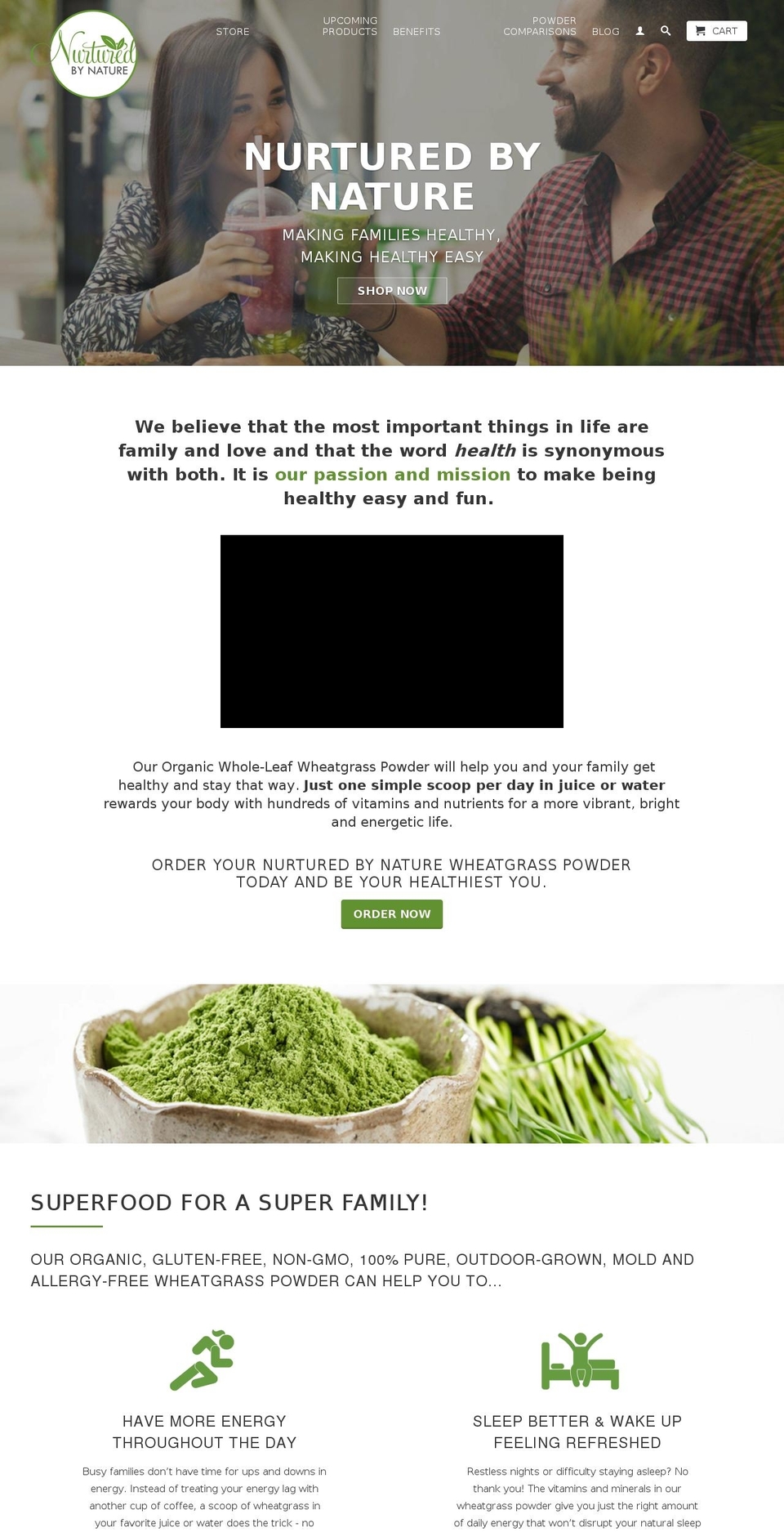 nbnfoods.com — Shopify storefront screenshot