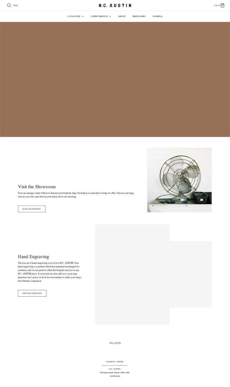 nc-austin.com.au shopify website screenshot