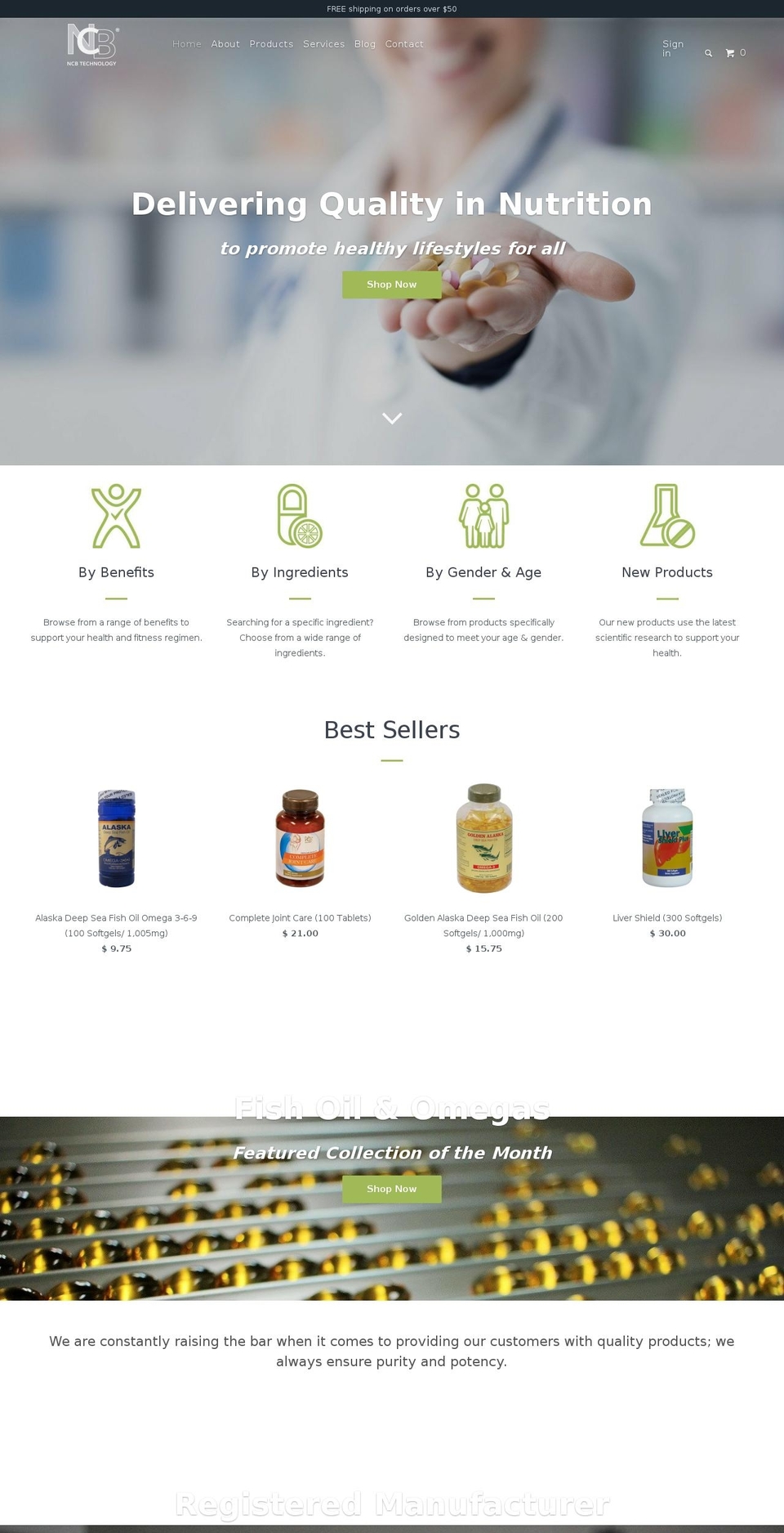 ncbcorp.net shopify website screenshot
