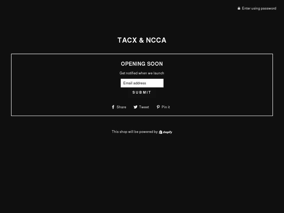ncca.shop shopify website screenshot