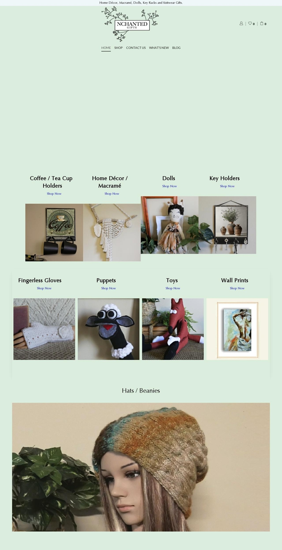 nchantedgifts.com — Shopify storefront screenshot
