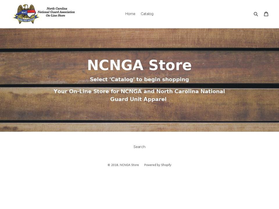 ncnga-store.com — Shopify storefront screenshot