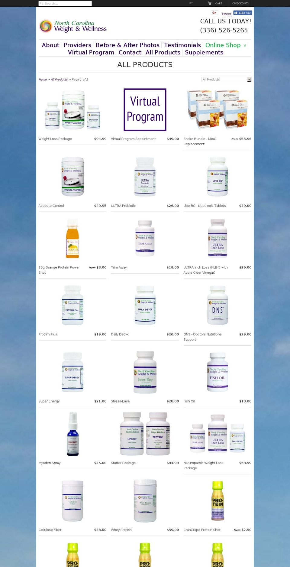 ncpeso.com — Shopify storefront screenshot