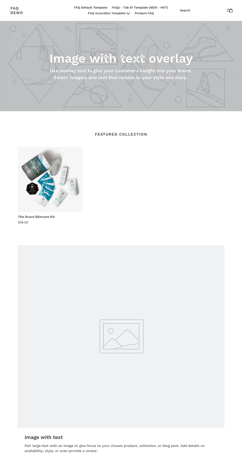 ndnapp-demo01.myshopify.com shopify website screenshot