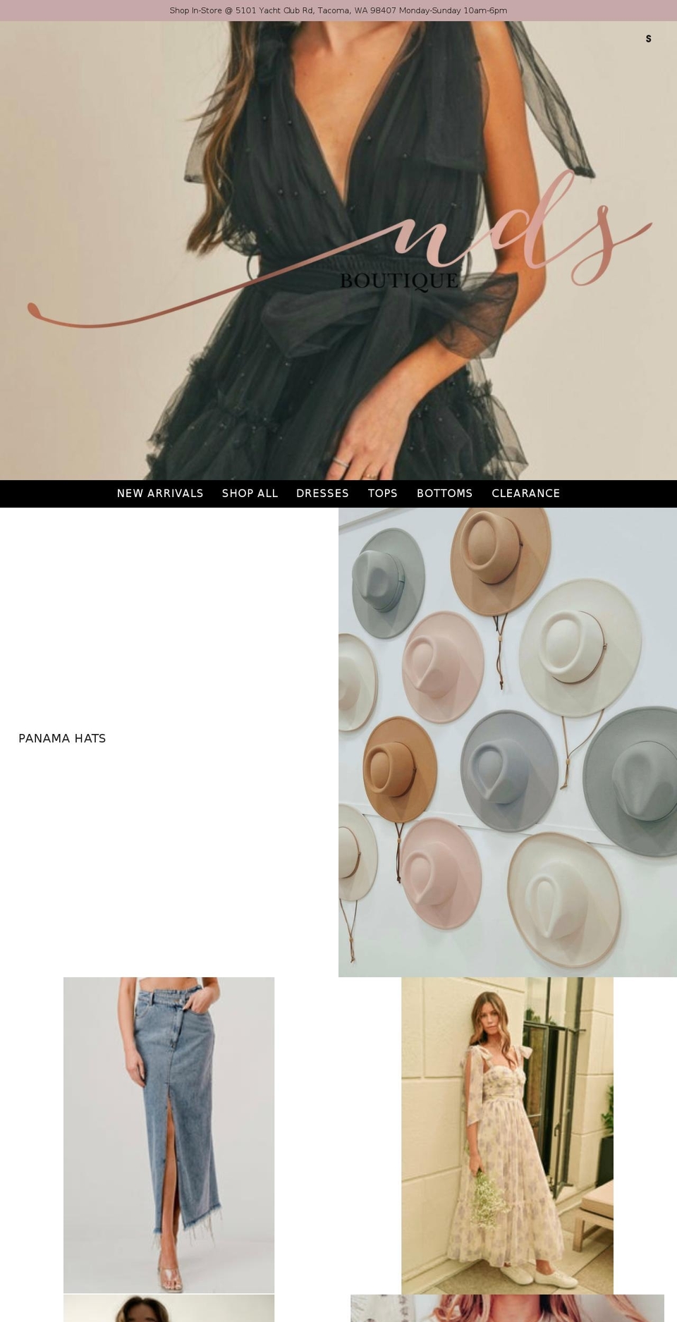 ndsboutique.com — Shopify storefront screenshot