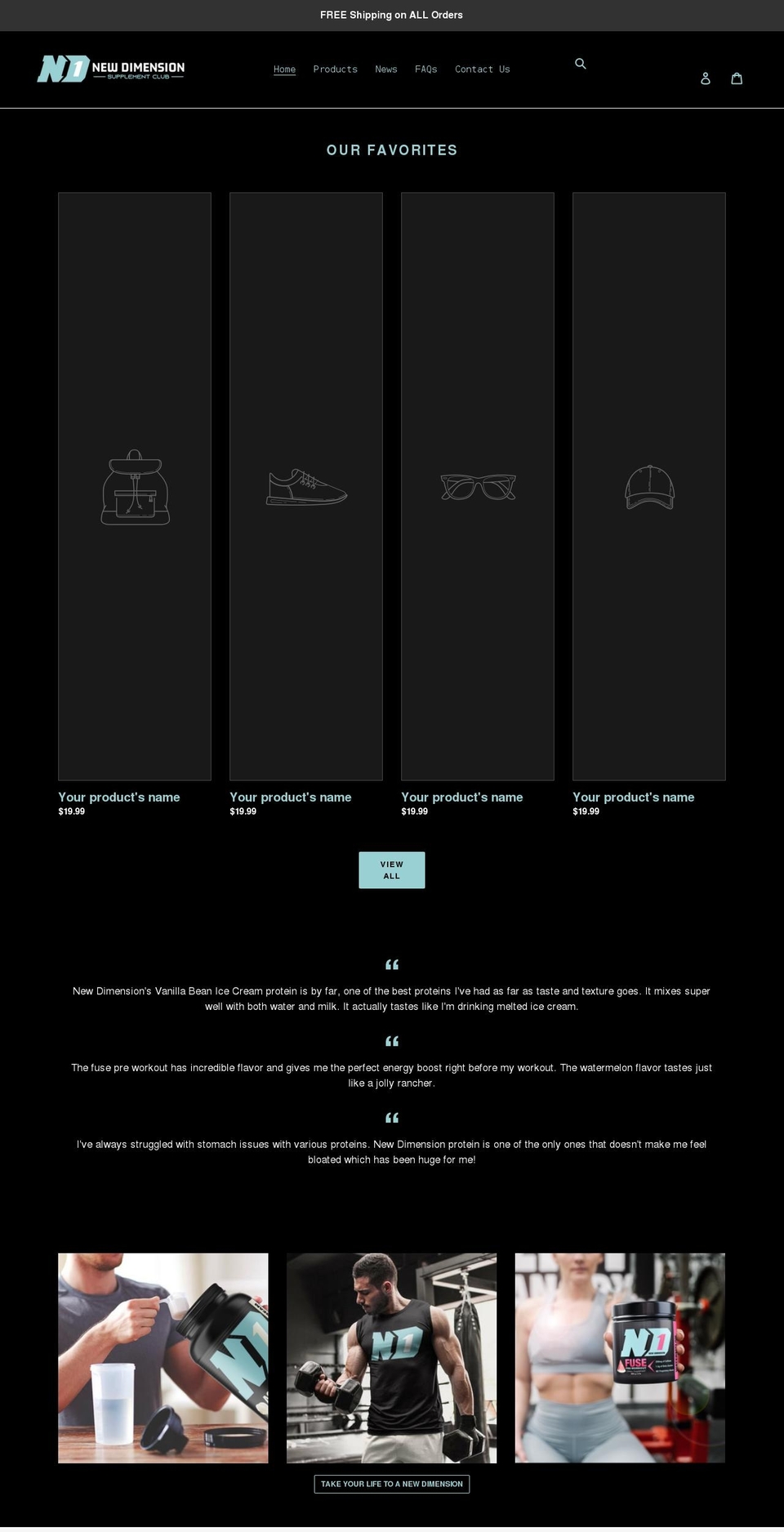 ndsclub.com shopify website screenshot