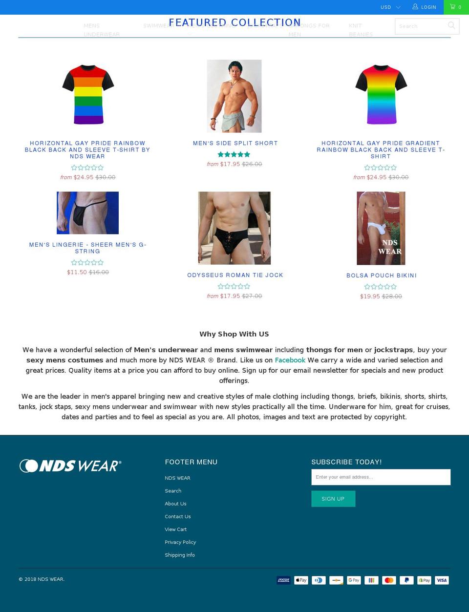 Copy of Simple Shopify theme site example ndswear.co