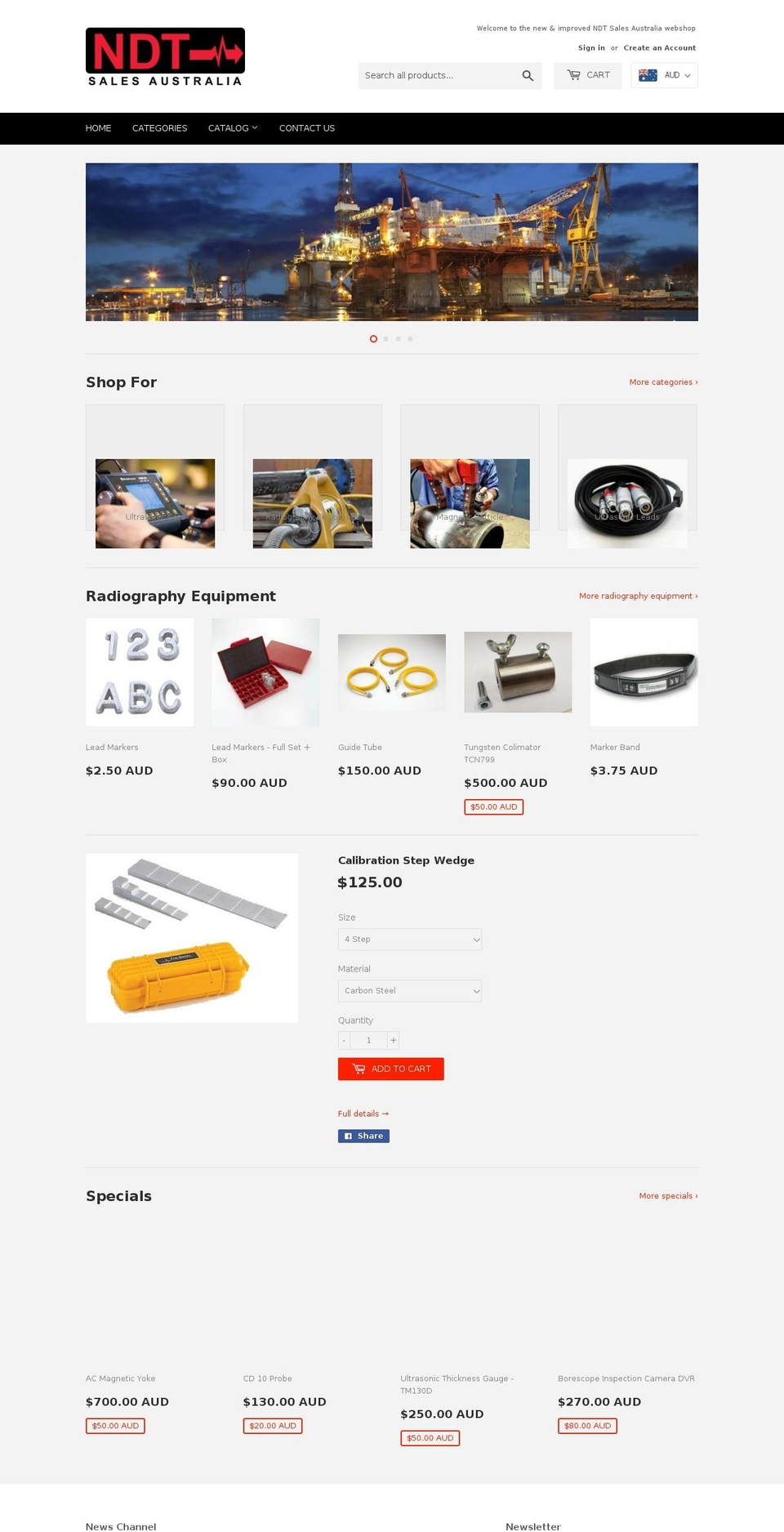 ndtsales.com.au shopify website screenshot