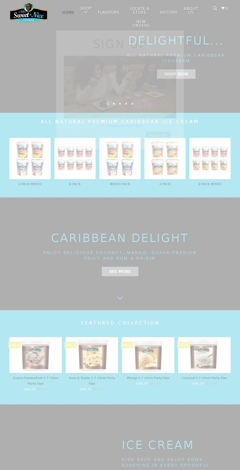 nealessweetnnice.com shopify website screenshot
