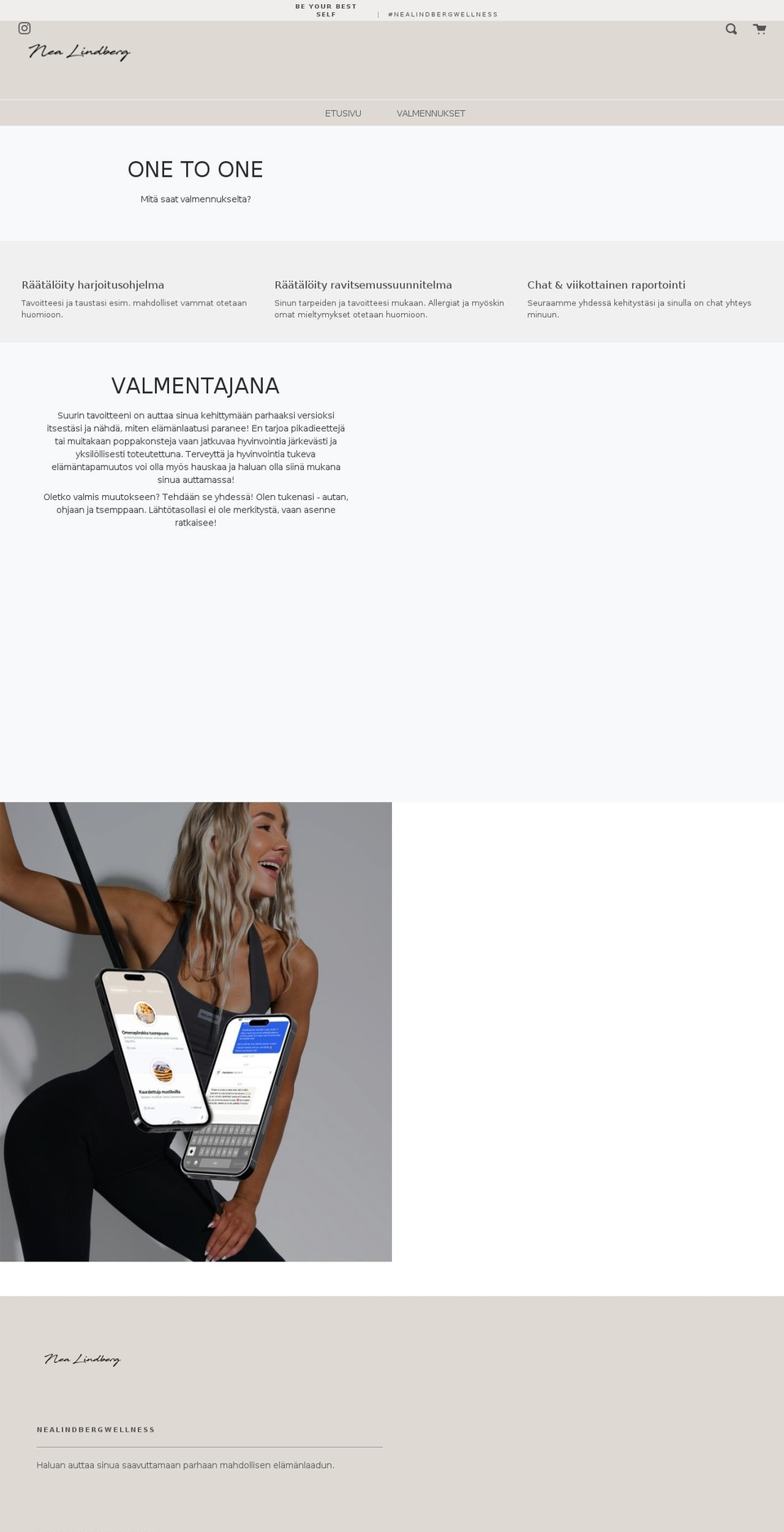 nealindbergwellness.com shopify website screenshot