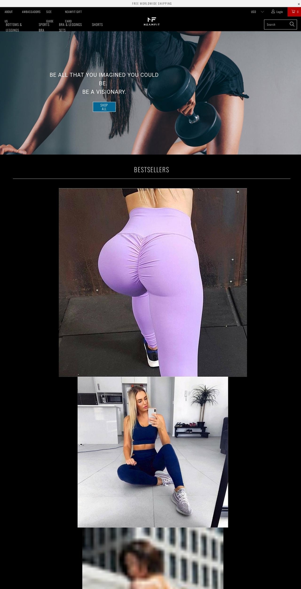 neamfit.com shopify website screenshot