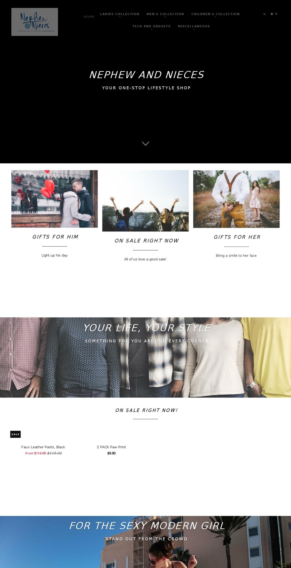 neandni.com shopify website screenshot