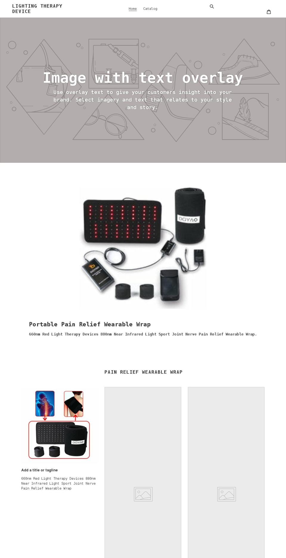 near-therapy-device.com shopify website screenshot