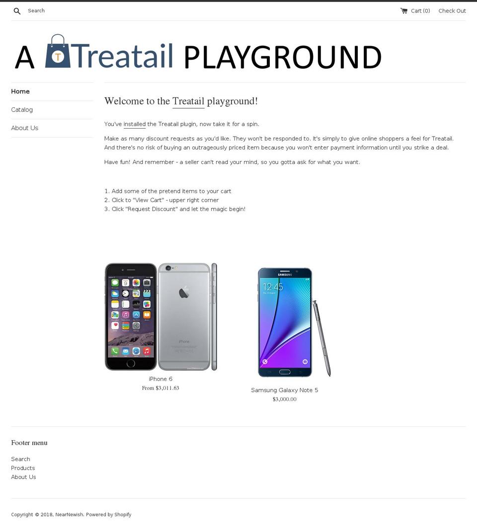 nearnewish.com shopify website screenshot
