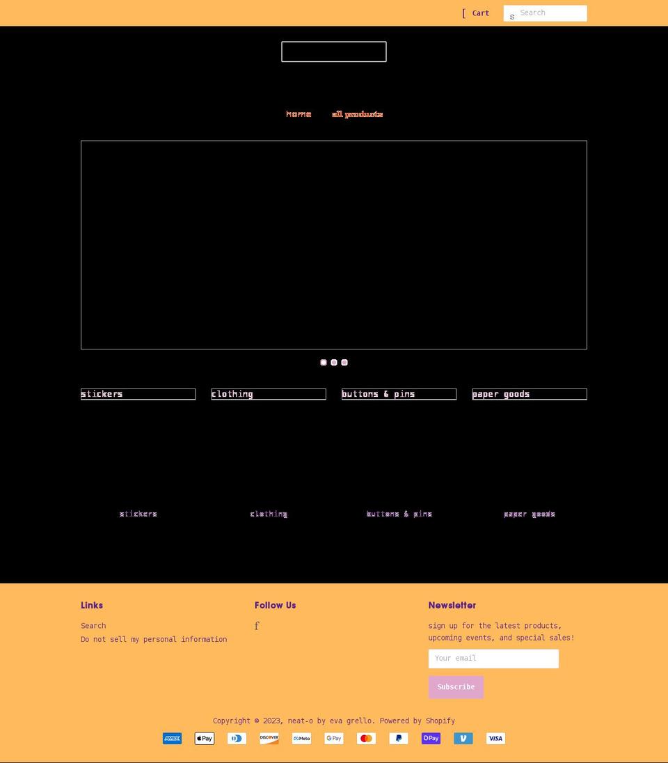 neat-o-by-eva-grello.myshopify.com shopify website screenshot
